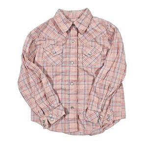 Roper Pearl Snap Shirt Girls‎ Size XS